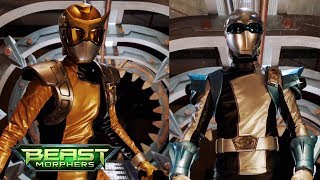 Power Rangers Beast Morphers Ep 14 Making Bad The Return of Goldar Maxiumus amp Sledges Death [upl. by Atirec]