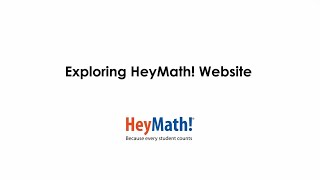 Navigating HeyMath Website with Emphasis on Teacher issuing and Student Submitting Assingnments [upl. by Norris]