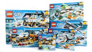 ALL LEGO City Coast Guard Sets CompilationCollection Speed Build [upl. by Draillih]