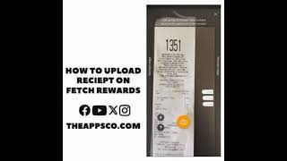 How to upload reciept on Fetch Rewards [upl. by Aehsal]