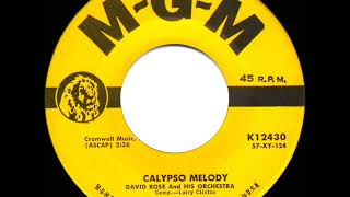 1957 HITS ARCHIVE Calypso Melody  David Rose [upl. by Worthy867]