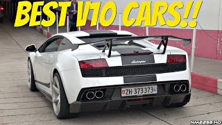 TOP 7 BEST Sounding V10 Cars In The World [upl. by Jacinto]