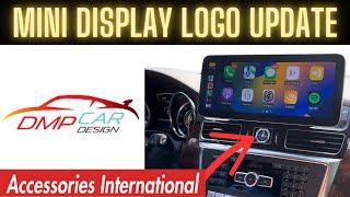 How To Change Mini Logo on DMP Android Mercedes Airvent Screens  Mercedes GLE GL ML GLS [upl. by Linus]