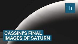 Last Images Of Saturn From NASAs Cassini Spacecraft [upl. by Yendis688]