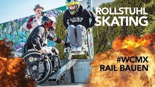 Rail  Rampe für RollstuhlskateMeisterschaft bauen NEU [upl. by Risser]