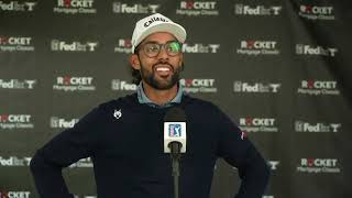 Akshay Bhatia Sunday Flash Interview 2024 Rocket Mortgage Classic © PGA Tour [upl. by Jackie223]