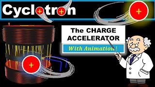 Cyclotron  class 12 physics  working principle and construction  cyclotron accelerator [upl. by Cony]