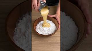 Condensed milk with cornstarch recipe youtubeshorts shorts [upl. by Jakoba]