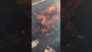 Pit style whole hog BBQ [upl. by Yxor]