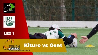 Kituro vs Gent  Belgian Championship 2425  Leg 1 [upl. by Phira]