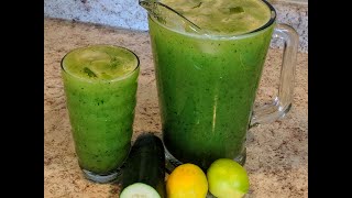 Agua de Pepino y Limón Nutritiva Refrescante y Deliciosa [upl. by Atikcir]