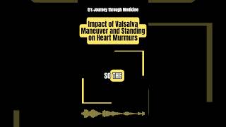 Medical Music Impact of Valsalva Maneuver and Standing on Heart Murmurs [upl. by Marte]