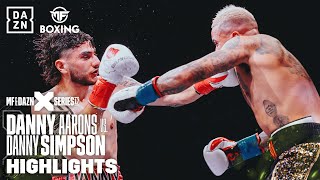 DANNY SIMPSON VS DANNY AARONS  FULL FIGHT [upl. by Munroe]