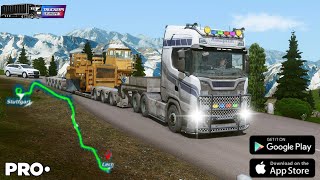 🚚 Truckers of Europe 3 🛣️ Mining truck chasis delivery from Stuttgart to Lech ✅ Long haul [upl. by Treulich184]