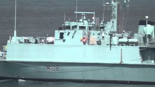 HMS Grimsby in Rothesay Bay Scotland [upl. by Max974]