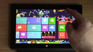 Microsoft Windows Surface RT Tablet  Unboxing and Review [upl. by Aitsirk696]