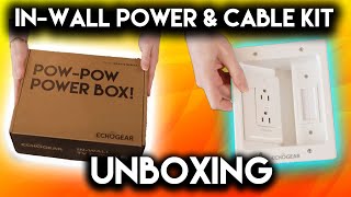 Unboxing the ECHOGEAR In Wall Power amp Cable Kit [upl. by Seward]