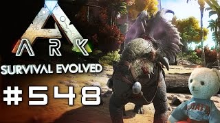 ARK 548 PACHYRHINOSAURUS ZÄHMEN ARK Deutsch  German  Gameplay [upl. by Kristoffer208]