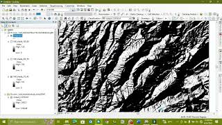 lineament and Lineament density finding Through DEM Data On ArcGis  Arcmap Of Any Part [upl. by Lamaj860]