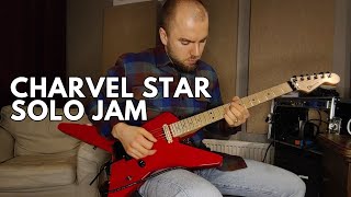 Jamming with my red Charvel Star Guitar [upl. by Nuhsar929]