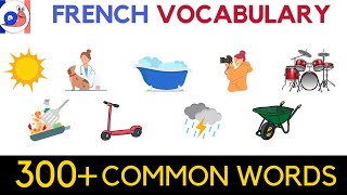 Learn 300 words in French with pictures Useful Vocabulary [upl. by Hess]