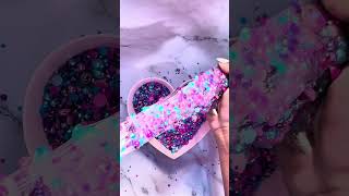 Satisfying rhinestone x slime ASMR☺️💎💖 krownedkrystals rhinestones [upl. by Submuloc187]