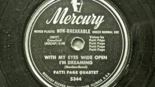 With my eyes wide open Im dreamingPatti Page Quartet 1949 [upl. by Names634]