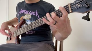 Metallica  Blackened Bass Cover [upl. by Veejar]