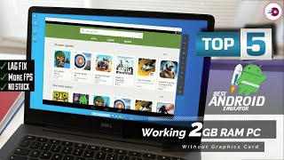 Top 5 Lightweight Android Emulators for 2GB RAM PCs  Smooth Performance [upl. by Orips]