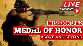 Medal of Honor Above and Beyond VR Gameplay  Mission 1 amp 2 [upl. by Dragde933]