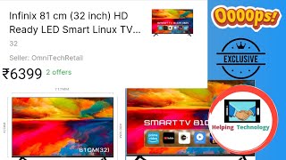 Unboxing Infinix 81 cm 32 inch HD Ready LED Smart Linux TV 2024 Edition 32Y1S [upl. by Feeley]