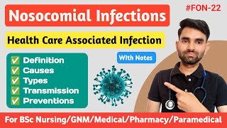 Nosocomial Infections in Hindi  Hospital Acquired Infections in Hindi [upl. by Prady719]