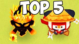 Top 5 Super EZ Chimps Strats BTD6 [upl. by Anaiviv261]