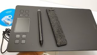 فتح علبة و مراجعة تابلت الرسم VEIKK A50 Graphics Tablet [upl. by Eel]