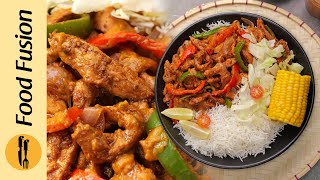 Fajita Chicken Rice Bowl Recipe by Food Fusion [upl. by Nitsyrc759]