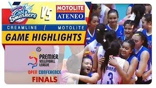 PVL OC 2018 Championship moment for the Creamline Cool Smashers  Game Highlights [upl. by Anastice]