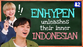 ENHYPEN Sounds Just Like Your Indonesian Crush  Tongue Twister [upl. by Grete430]