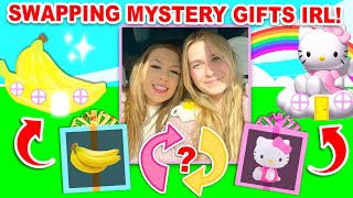 SWAPPING MYSTERY GIFTS Decide What We BUILD In Adopt Me Roblox [upl. by Dulcia]