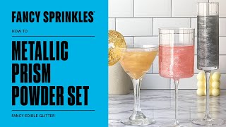 Edible Glitter Cocktails 3 Ways  Bonus  Everyday Drinks  Recipe  Fancy Sprinkles [upl. by Haimaj11]