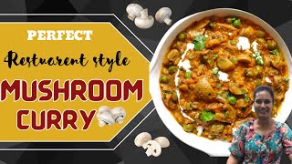 Mushroom Masala Curry  Simple amp Easy Mushroom Gravy Recipe  swapnavaitla mushroomrecipe [upl. by Sevart821]