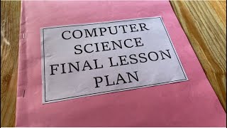 Computer Science Final Lesson Plan  Topic  Computer Network [upl. by Montano]