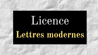 LETTRES MODERNES  5 conseils pour réussir ta licence [upl. by Aem515]