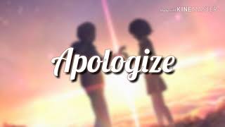 Apologize  Loving Caliber ft Sara Pumphrey LyricsLyric video [upl. by Esorbma764]