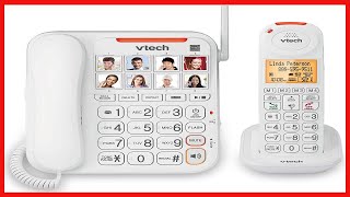 VTech SN5147 Amplified CordedCordless Senior Phone with Answering Machine Call Blocking [upl. by Ahon]