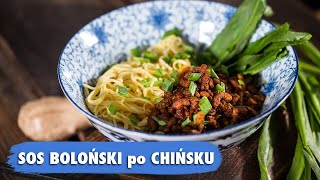 SOS BOLOŃSKI po chińsku 🍝 Przepis na szybki obiad  UMAMI [upl. by Allare]