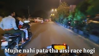 Random race ho gayi apache 160 4v ki  Delhi pollution  ArunTraveloger [upl. by Ynnavoig735]