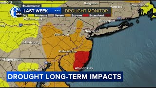 Areas of severe extreme drought expand throughout Delaware Valley [upl. by Frazer]