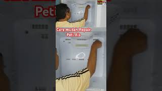 Cara mudah repair Peti Ais freezer diy elektrik repair freezerrepair refrigerationrepair [upl. by Halehs]