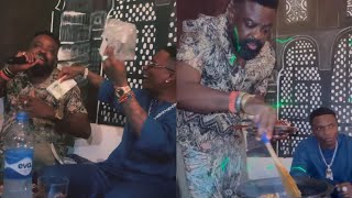 WIZKID MAKES HISTORICAL VISIT TO TOP NOLLYWOOD ACTOR KUNLE AFOLAYAN AT HIS LAGOS LOUNGE [upl. by Kynthia]