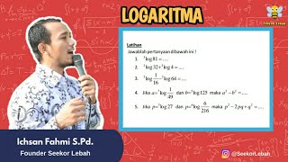 CARA CEPAT NGERTI LOGARITMA DASAR [upl. by Adaner]